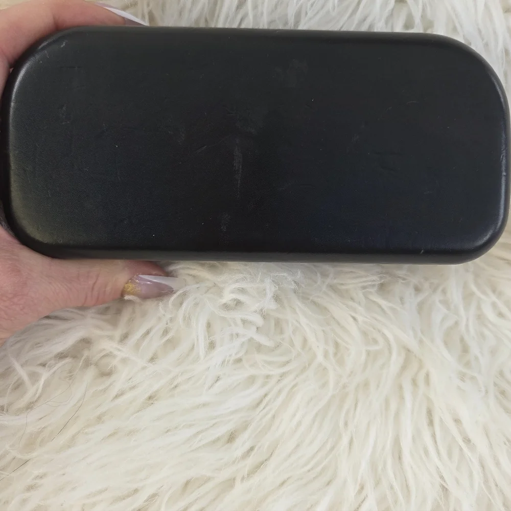 Coach Black Hard Clamshell Sunglasses Eyeglasses Case